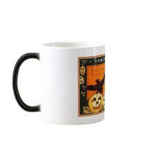 Vintage Halloween Greetings Morph Mug