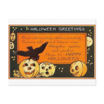 Vintage Halloween Greetings Post Cards