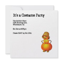 Vintage Halloween Invitation
