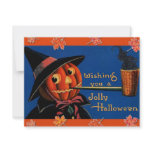 Vintage Halloween invitations
