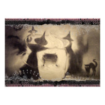 Vintage Halloween Invitation