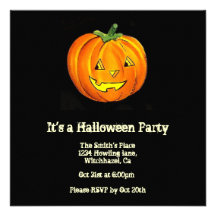 Vintage Halloween Invitation