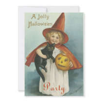 Vintage Halloween Invitations