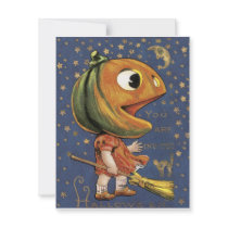 Vintage Halloween Invitations