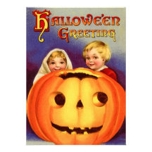 Vintage Halloween Invitations