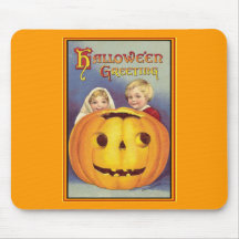 Vintage Halloween Mouse Pad