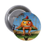 Vintage Halloween Pinback Buttons