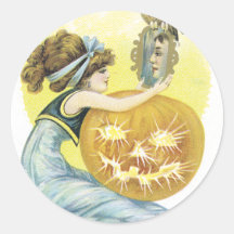 Vintage Halloween Sticker