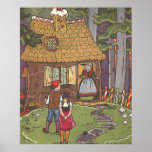 Vintage Hansel and Gretel Fairy Tale by Hauman posters