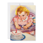 Vintage Happy Birthday Invitations