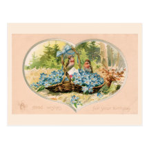 vintage Happy Birthday Postcards