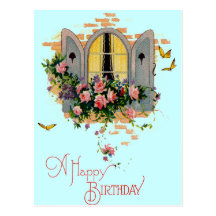 Vintage Happy Birthday Postcards