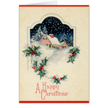 Vintage Happy Christmas Cards