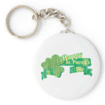 Vintage Happy St. Patrick's Day keychains