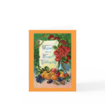 Vintage Happy Thanksgiving Card Reproduction