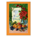 Vintage Happy Thanksgiving Card Reproduction