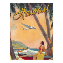 Vintage Hawaii Travel Postcards