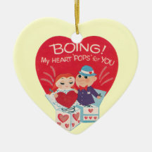 Vintage Heart Shaped Ornaments for Valentines Day