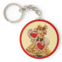 Vintage Hearts Sweetheart keychains