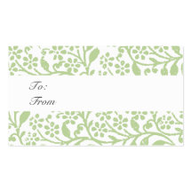 Vintage Holiday Gift Tag Chic Business Card Templates