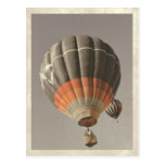 Vintage Hot Air Balloon Postcard