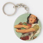 Vintage Housewife Keychain