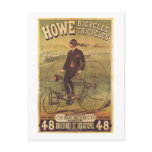 Vintage Howe Bicycles and Tricycles Ad postcards
