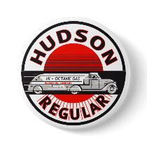 Vintage Hudson Regular gasoline sign Pins