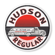 Vintage Hudson Regular gasoline sign Fridge Magnets