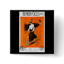 Vintage Humber Bike Advertisement Buttons