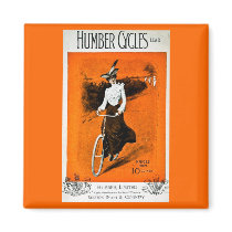 Vintage Humber Bike Advertisement Magnets