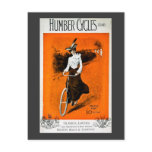 Vintage Humber Bike Advertisement postcards