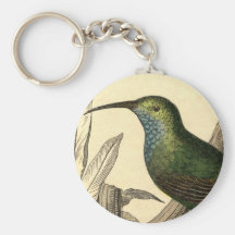 Vintage Hummingbird Keychain