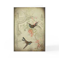 Vintage Hummingbirds Cards