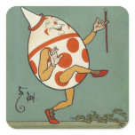 Vintage Humpty Dumpty on the Wall Dancing stickers