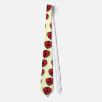 Vintage I Love Albania Custom Tie