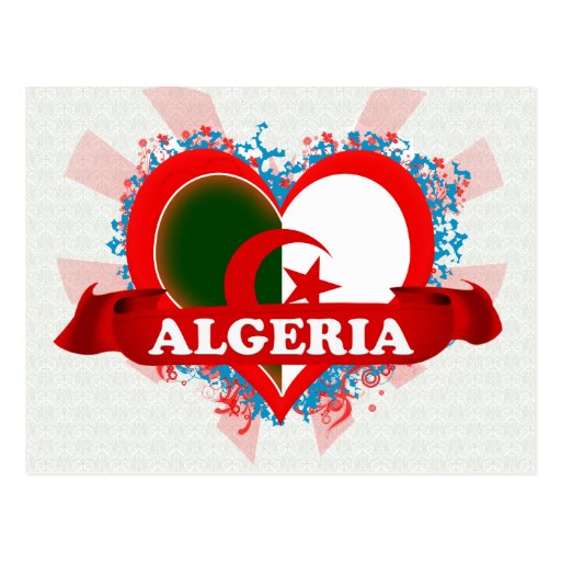 Vintage I Love Algeria Post Cards