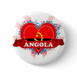 Vintage I Love Angola buttons