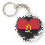Vintage I Love Angola Keychain