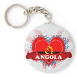 Vintage I Love Angola Keychains