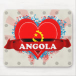 Vintage I Love Angola mousepads