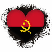 Vintage I Love Angola Photo Cut Out