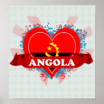 Vintage I Love Angola posters