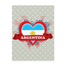 Vintage I Love Argentina Postcards