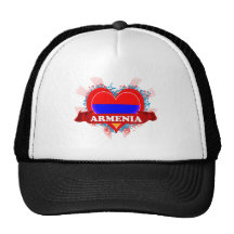 Vintage I Love Armenia Hats
