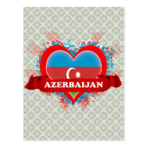 Vintage I Love Azerbaijan Postcards