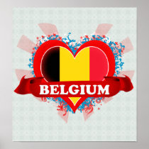 Vintage I Love Belgium Posters