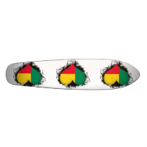 Vintage I Love Benin Skate Deck