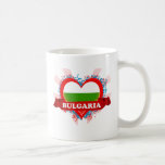 Vintage I Love Bulgaria Coffee Mugs