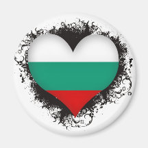 Vintage I Love Bulgaria Refrigerator Magnets